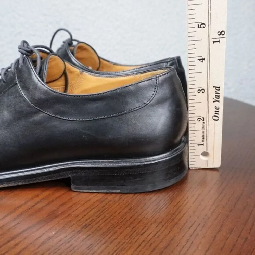 Mezland Delray‎ Shoes Mens 10M Black Leather Split Toe Derby Dress Oxford